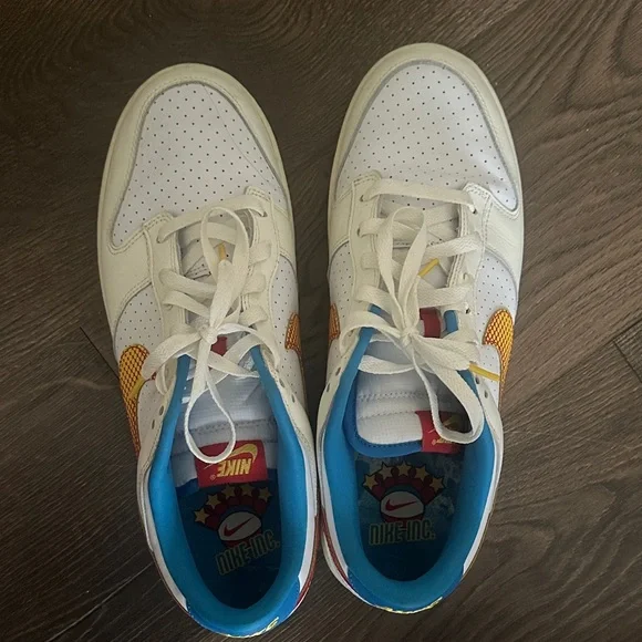 Nike Men’s size 11.5 Dunk Low SE Harlem Globetrotters - Picture 3 of 5